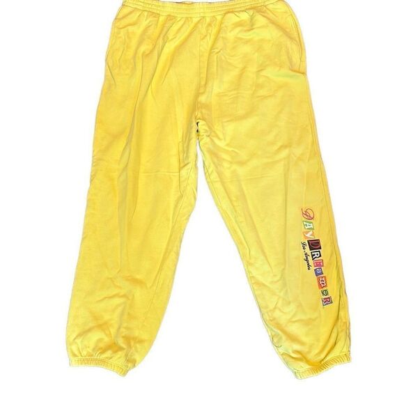 NWT Daydreamer SIGNATURE Jogger Sweatpants in citron yellow size 2xl - Picture 1 of 4